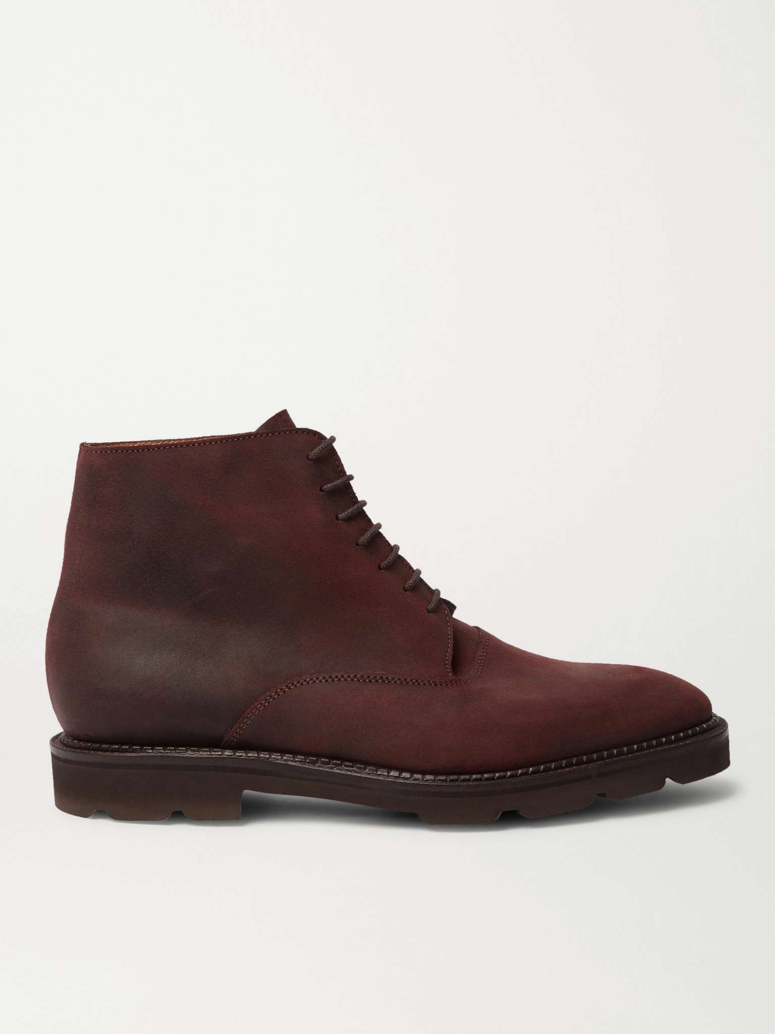 Forge Waxed-Suede Oxford Boots - 1