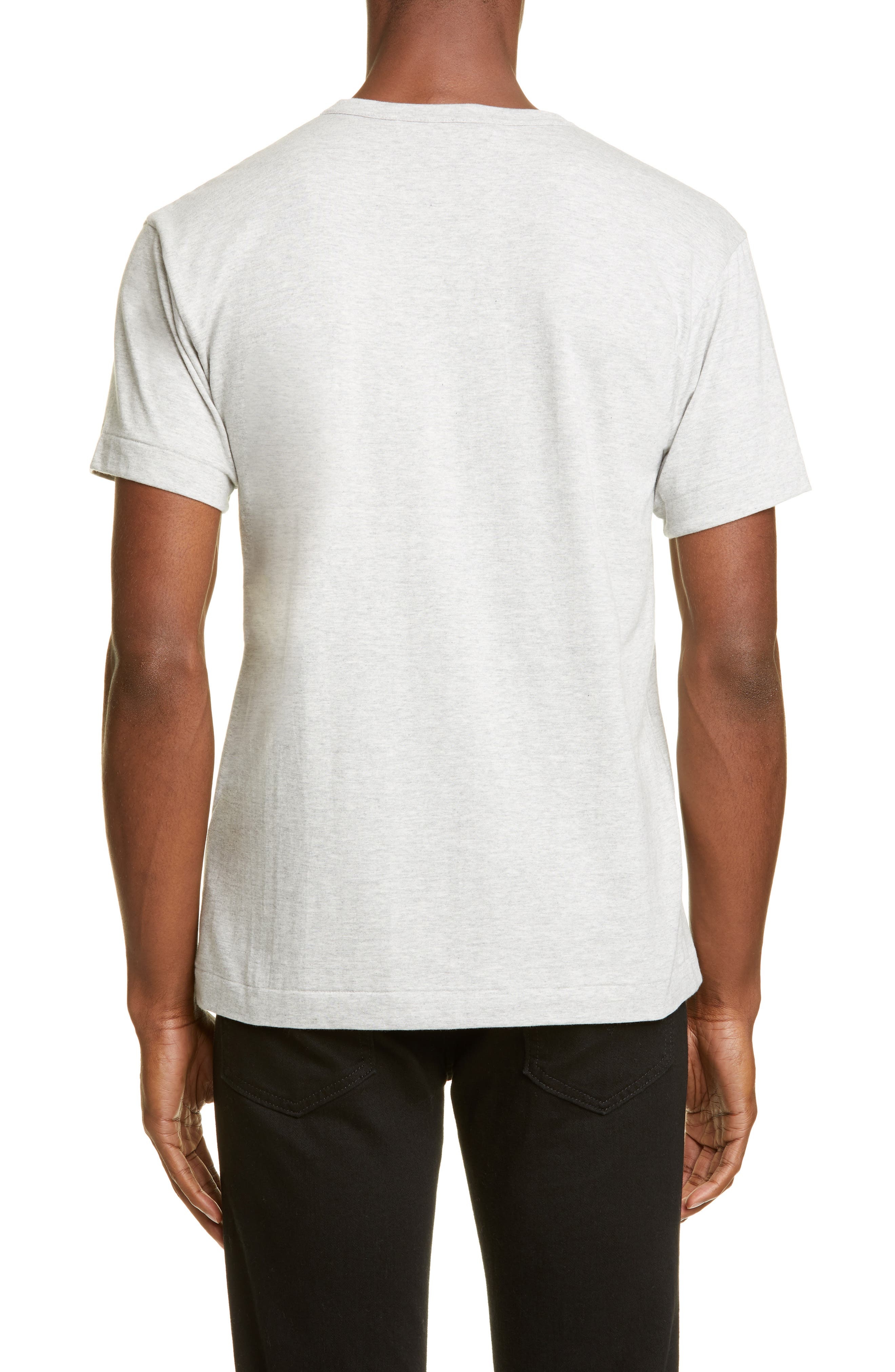 Comme des Garçons PLAY Heart Logo Graphic Tee in Grey at Nordstrom - 2