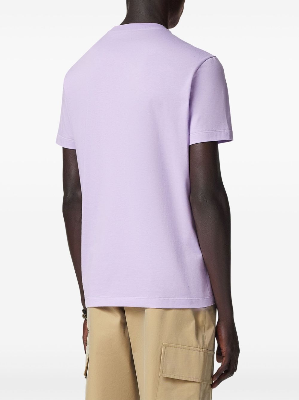 Medusa-embroidered T-shirt - 4