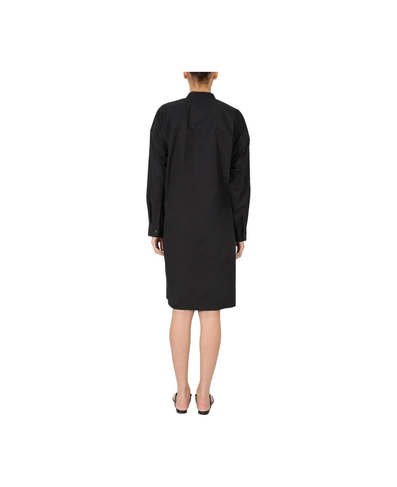 Chain Belt Shirt Dress - 4