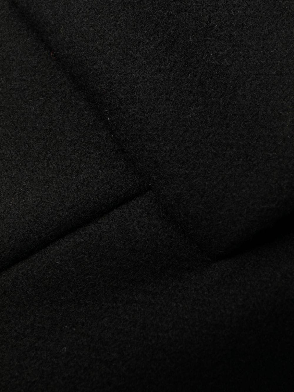 double-breasted virgin wool coat - 7