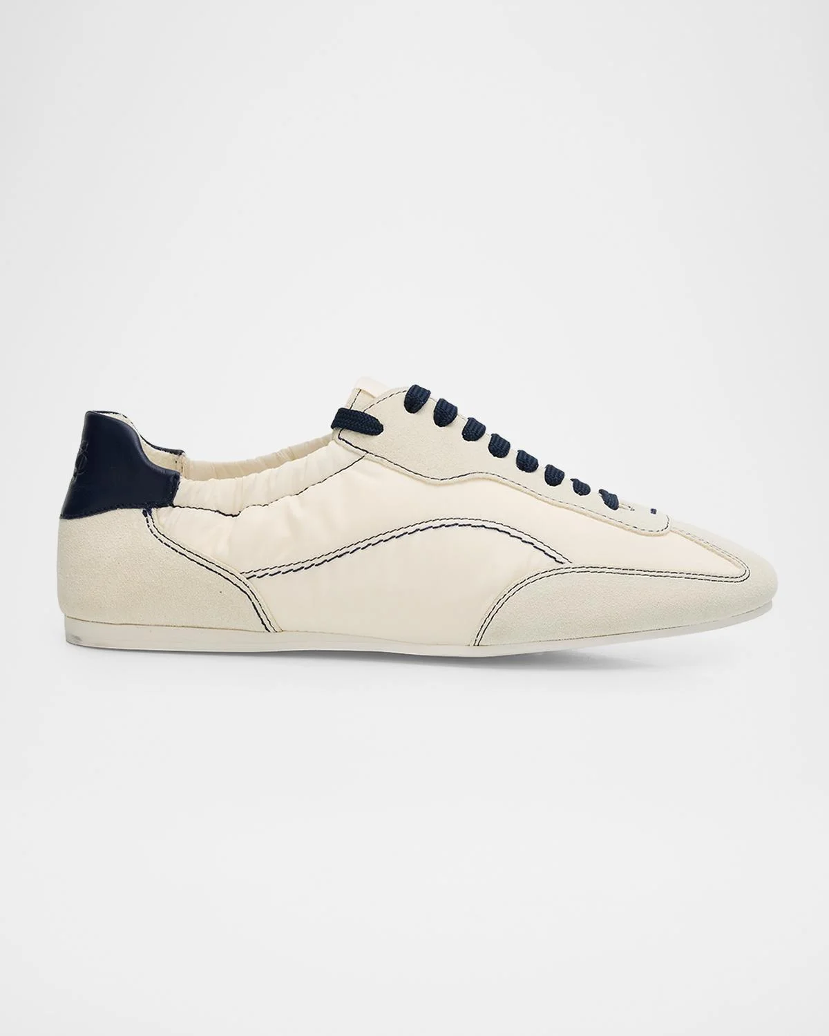 Georgie Nylon and Suede Low-Top Sneakers - 1