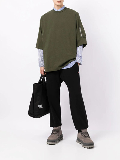 UNDERCOVER sleeve zip pocket T-shirt outlook