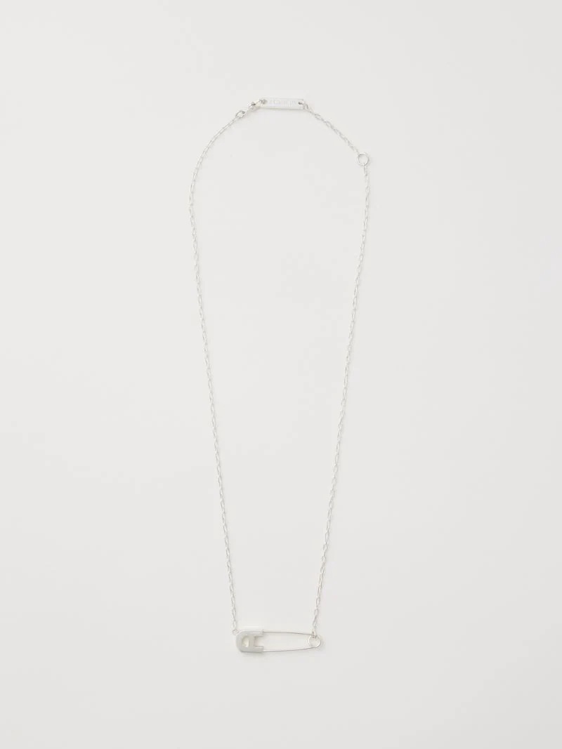 "A" SAFETY PIN NECKLACE - 2