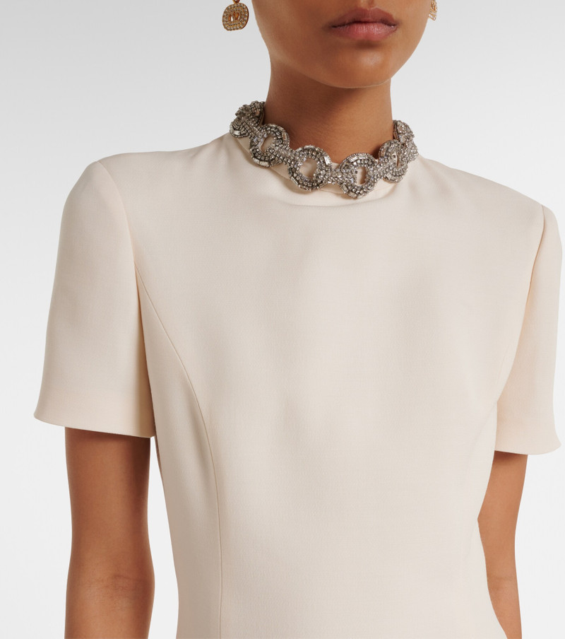 Crepe Couture embellished midi dress 3