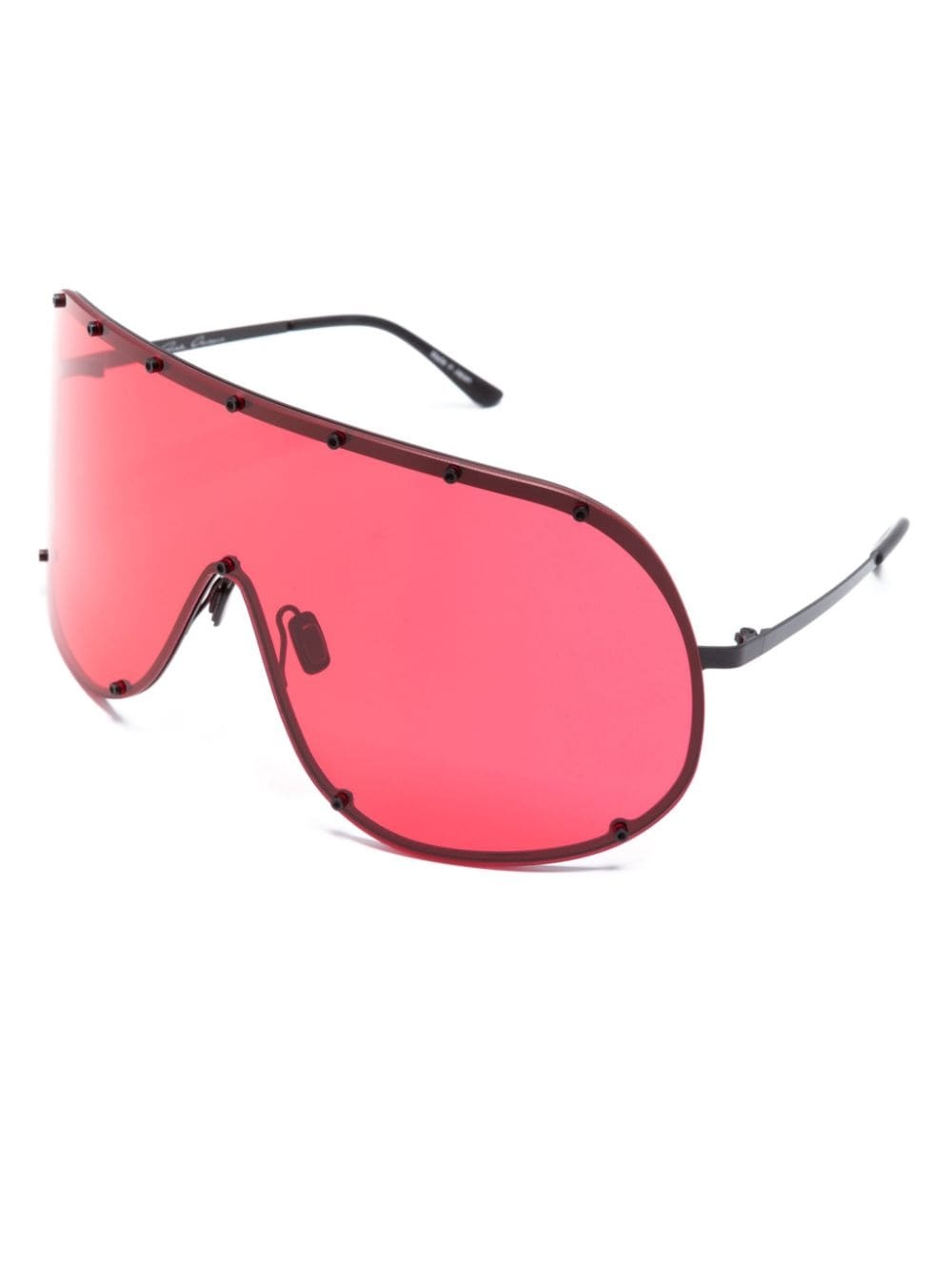 shield-frame tinted sunglasses - 2