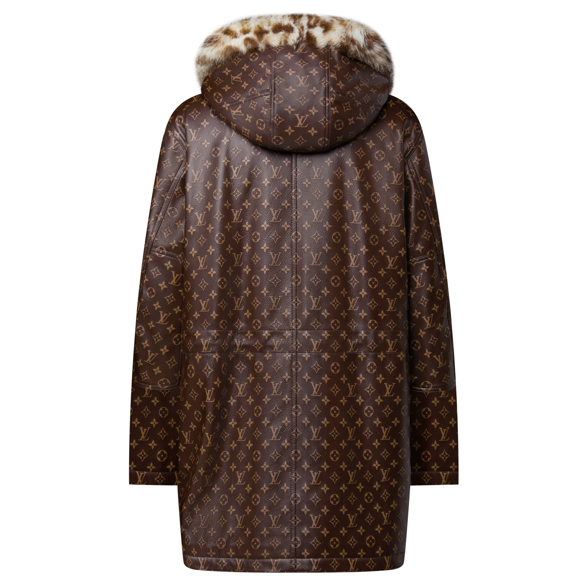 Monogram Leather Parka - 3