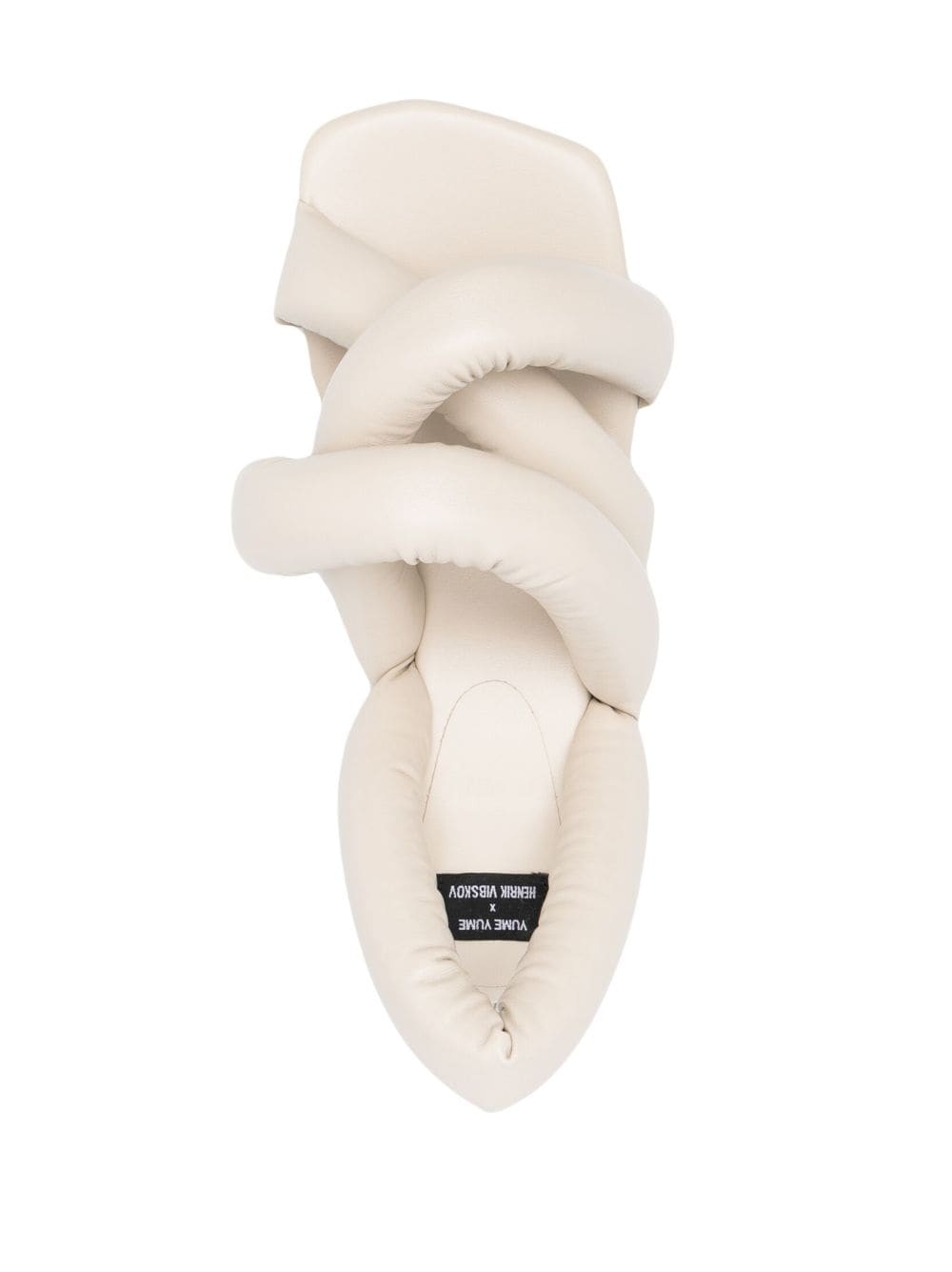 Sausage 60mm crossover-strap sandals - 4