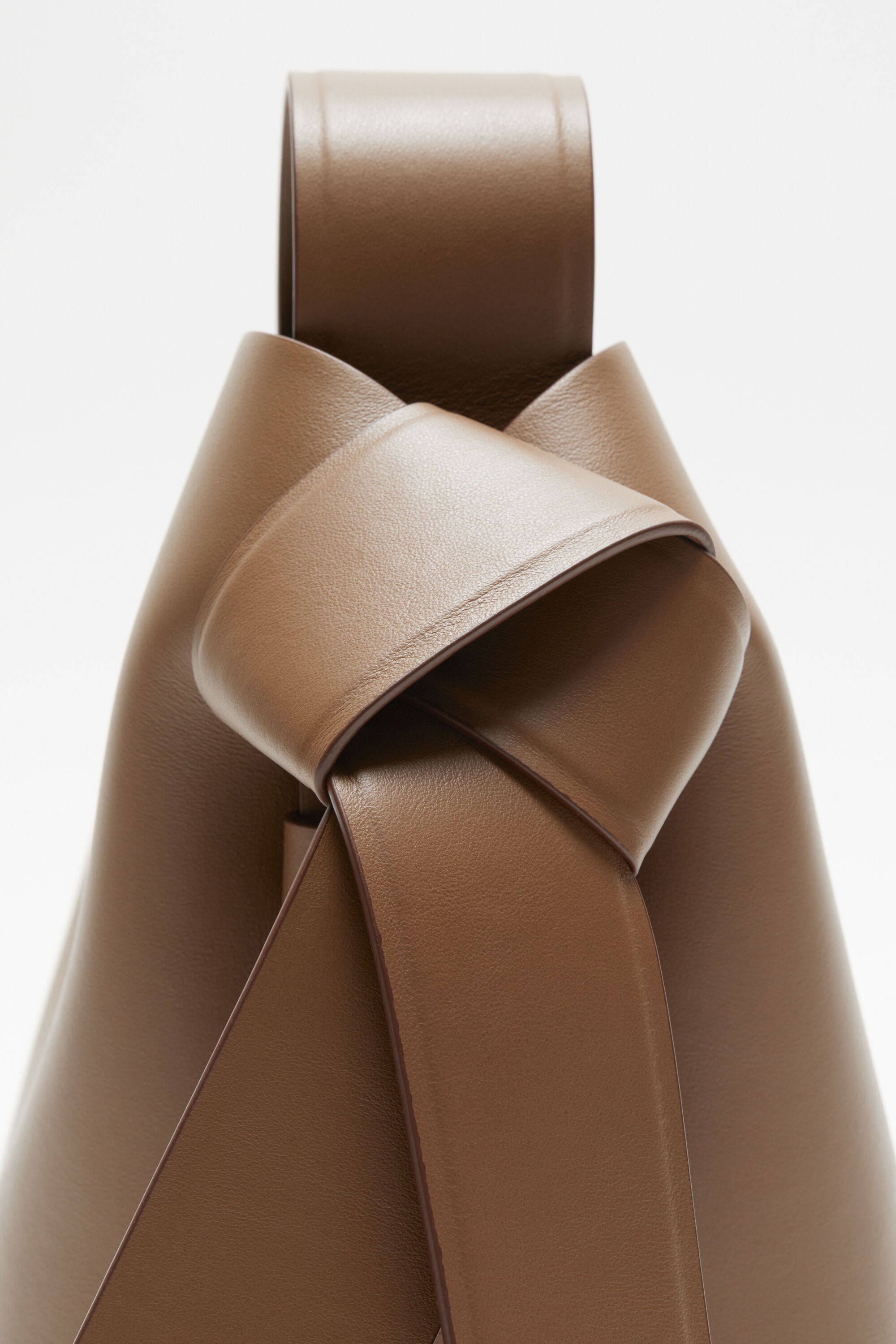 Musubi mini shoulder bag - Camel brown - 6