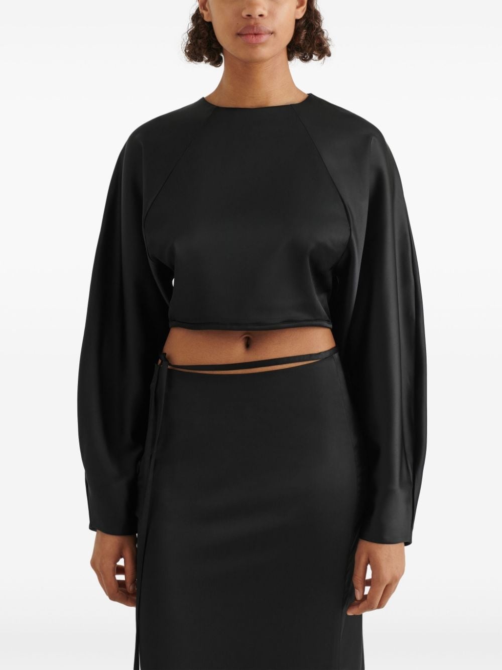 Demi satin crop top - 3