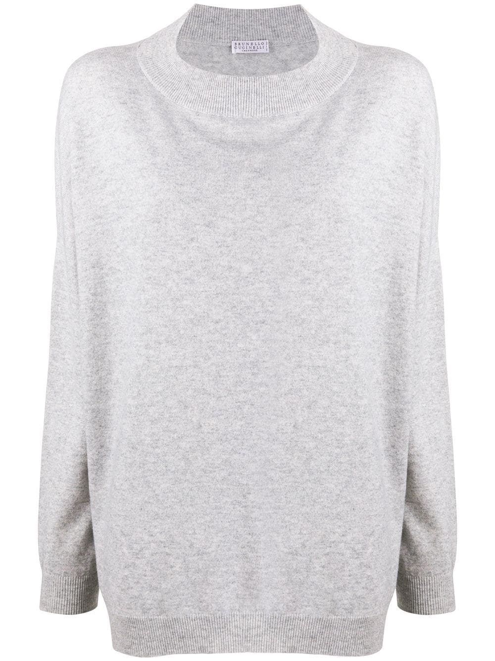 long crew-neck jumper - 1