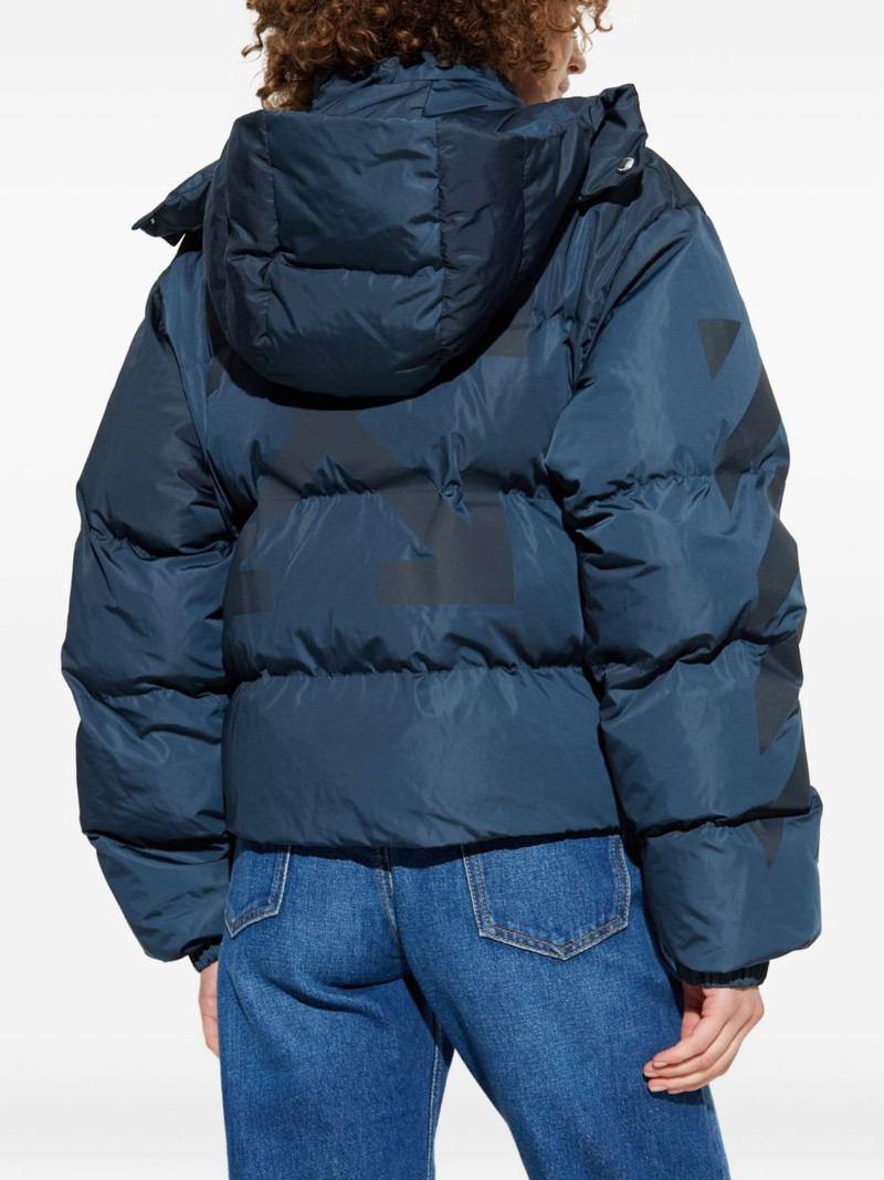 arrow-print padded jacket 4
