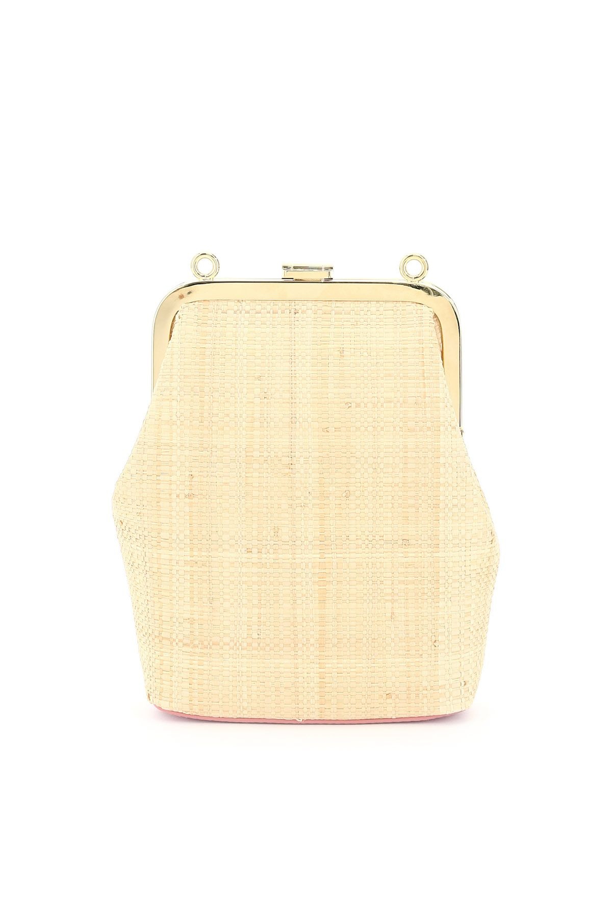 SUSANNA EMBROIDERED RAFFIA MINI BAG - 3