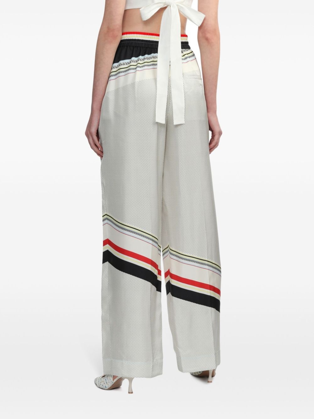 Liberty wide-leg silk trousers - 4