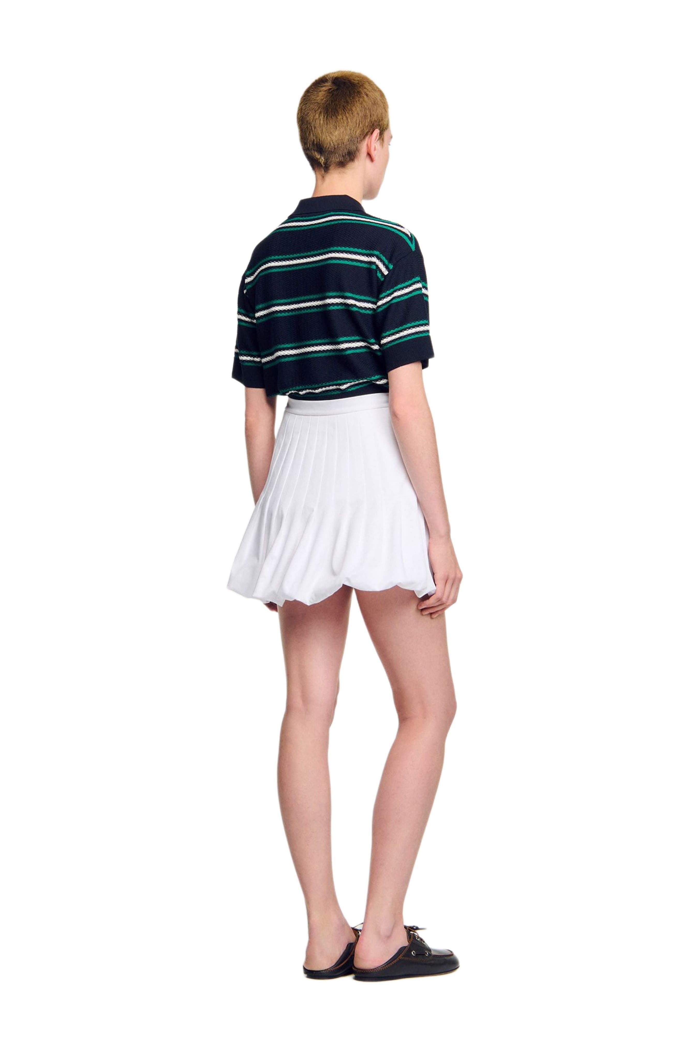SANDRO Short bubble skirt in White at Nordstrom - 2