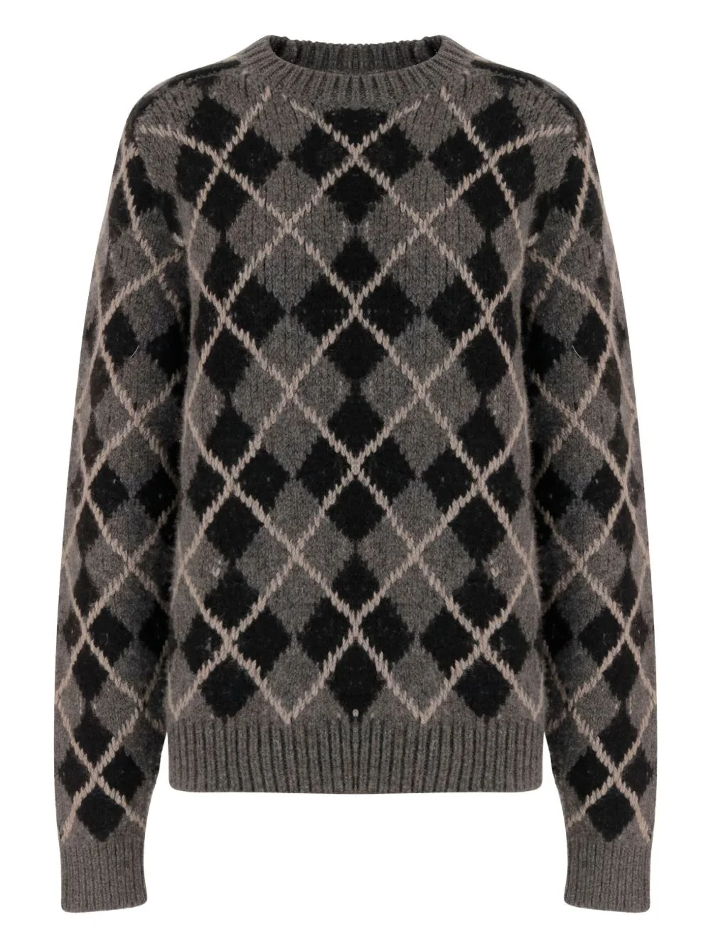 geometric-pattern sweater - 1