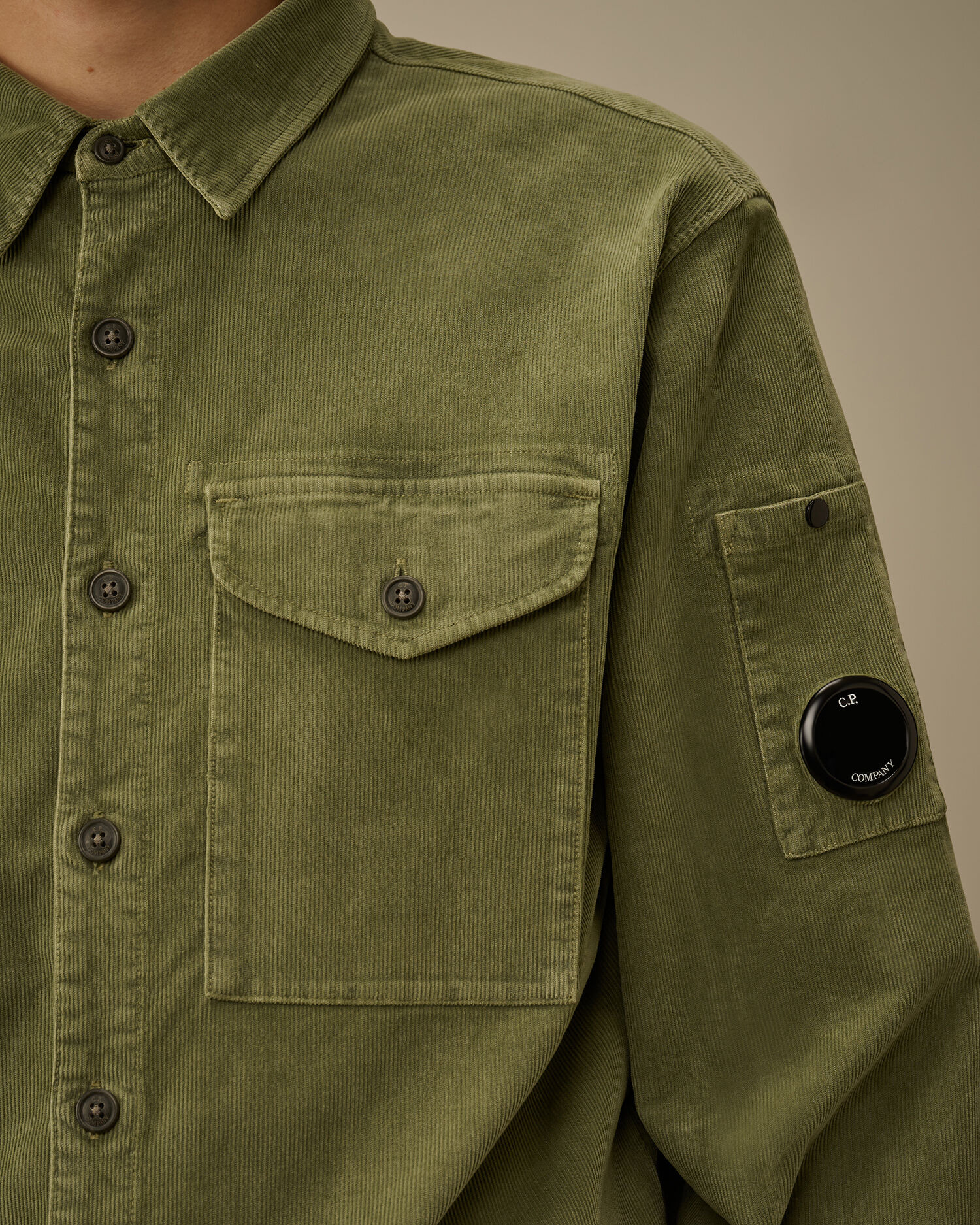 Corduroy Lens Longsleeve Button Shirt - 5
