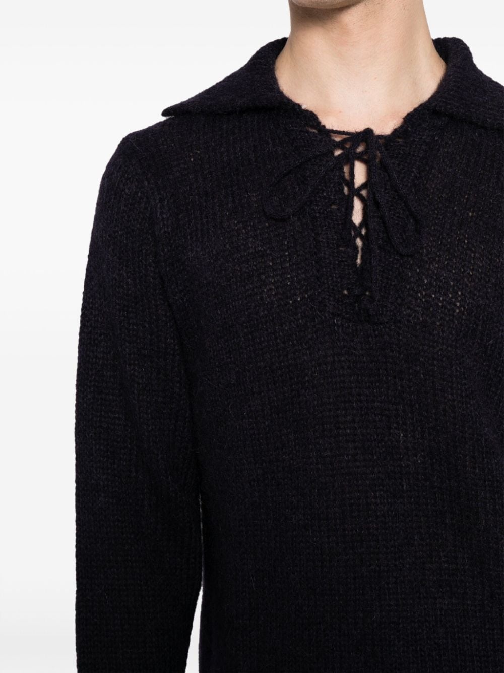 Alpine lace-up jumper - 5