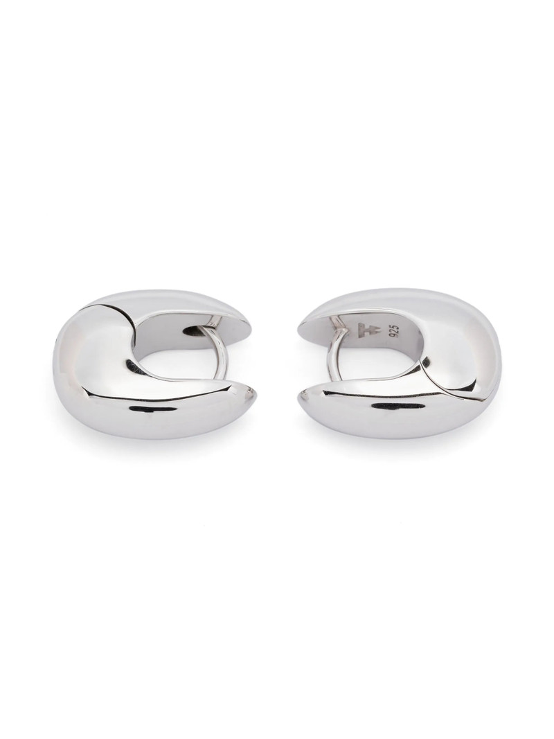 TOM WOOD Small Pebble Earrings outlook