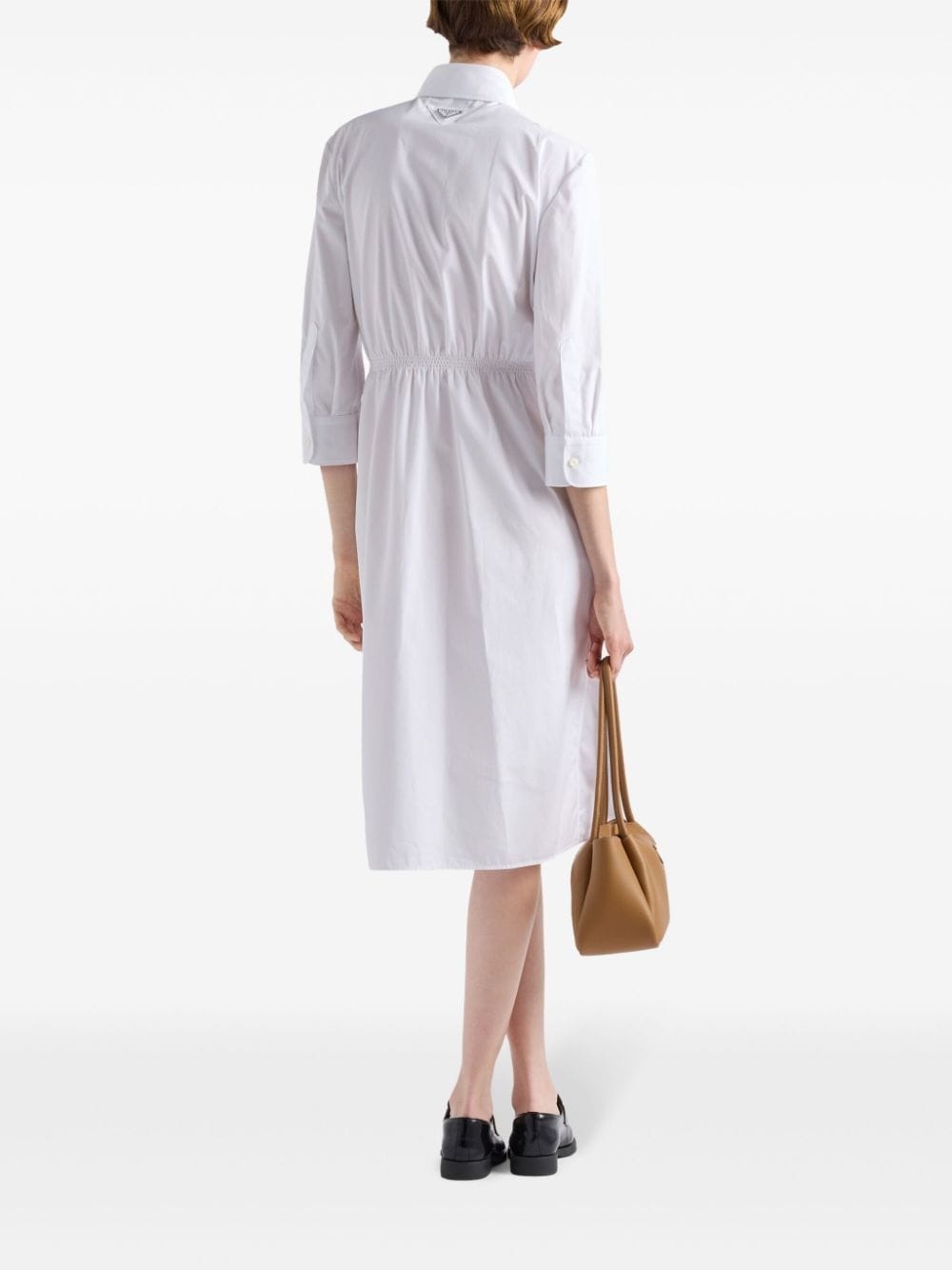 poplin shirt dress - 3