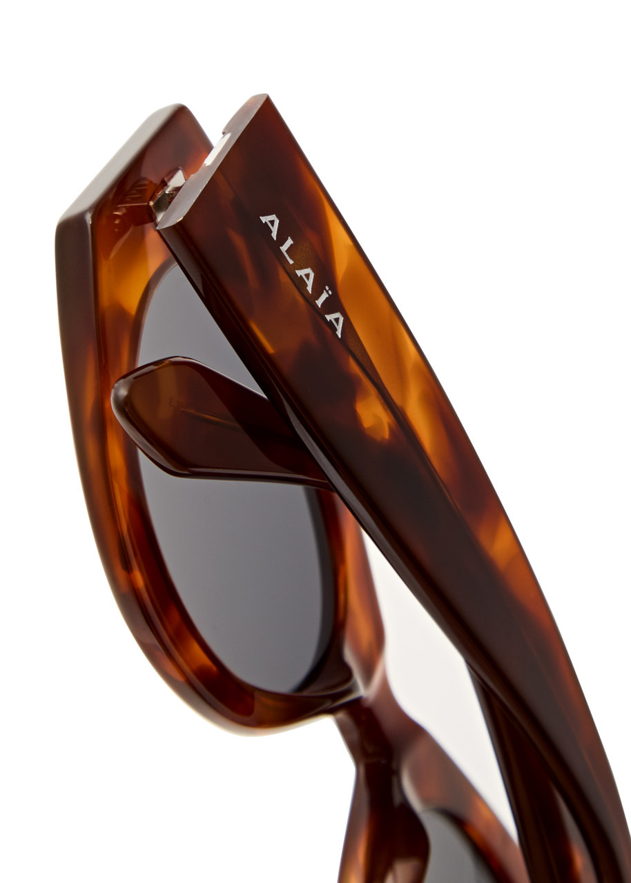 Alaïa Oval-frame Sunglasses - 3