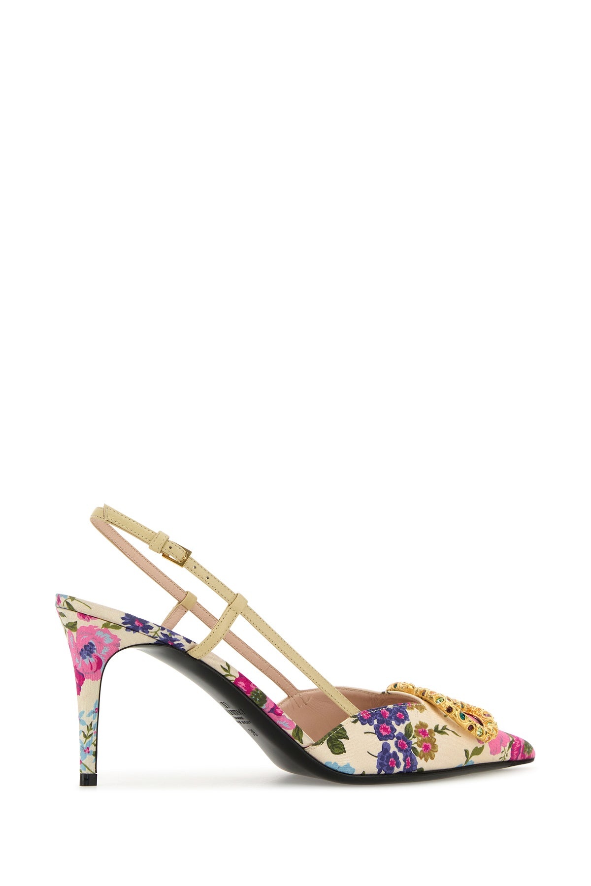 Printed fabric VLogo Signature pumps - 3