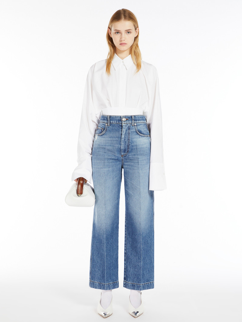 Sportmax CONIO High-waisted cropped jeans outlook