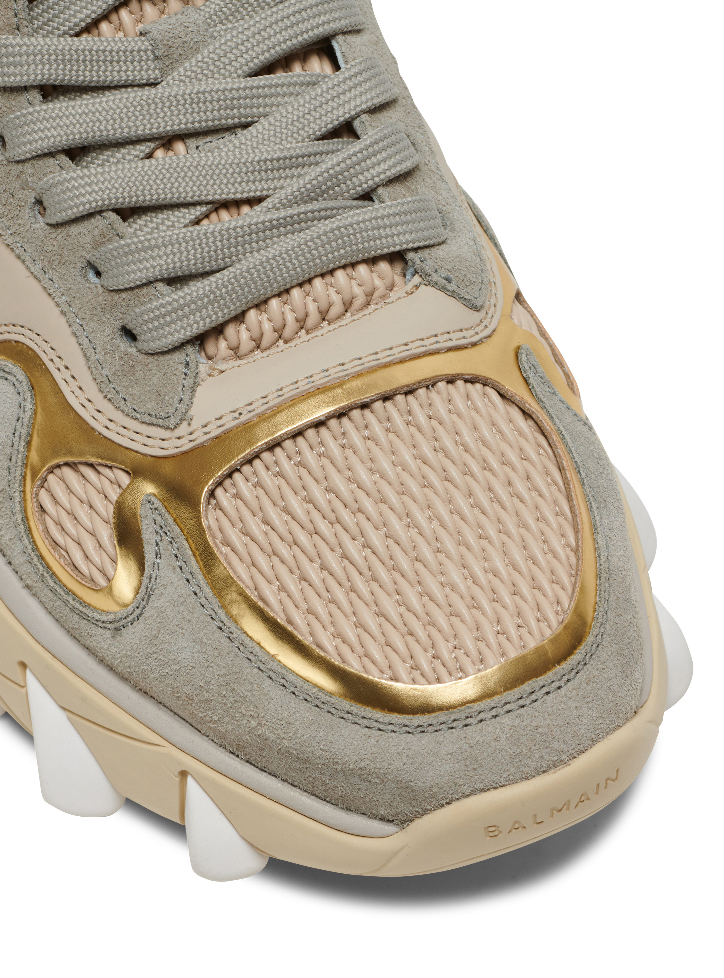 B-East sneakers in leather, suede and mesh - 6