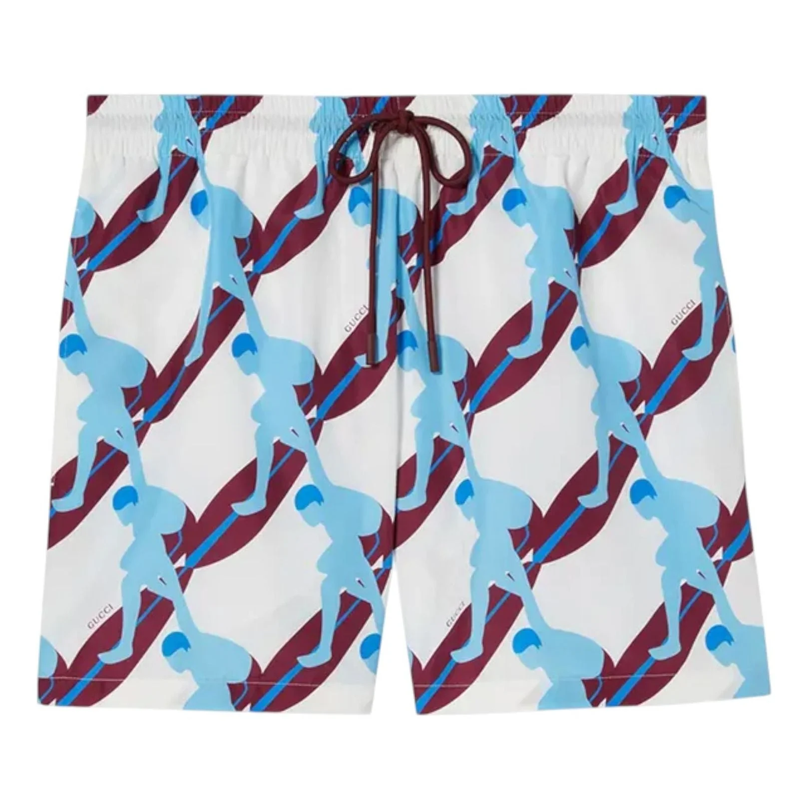 Gucci Technical Poplin Swim Short 'White Sky' 787899-XHAKE-9020 - 1