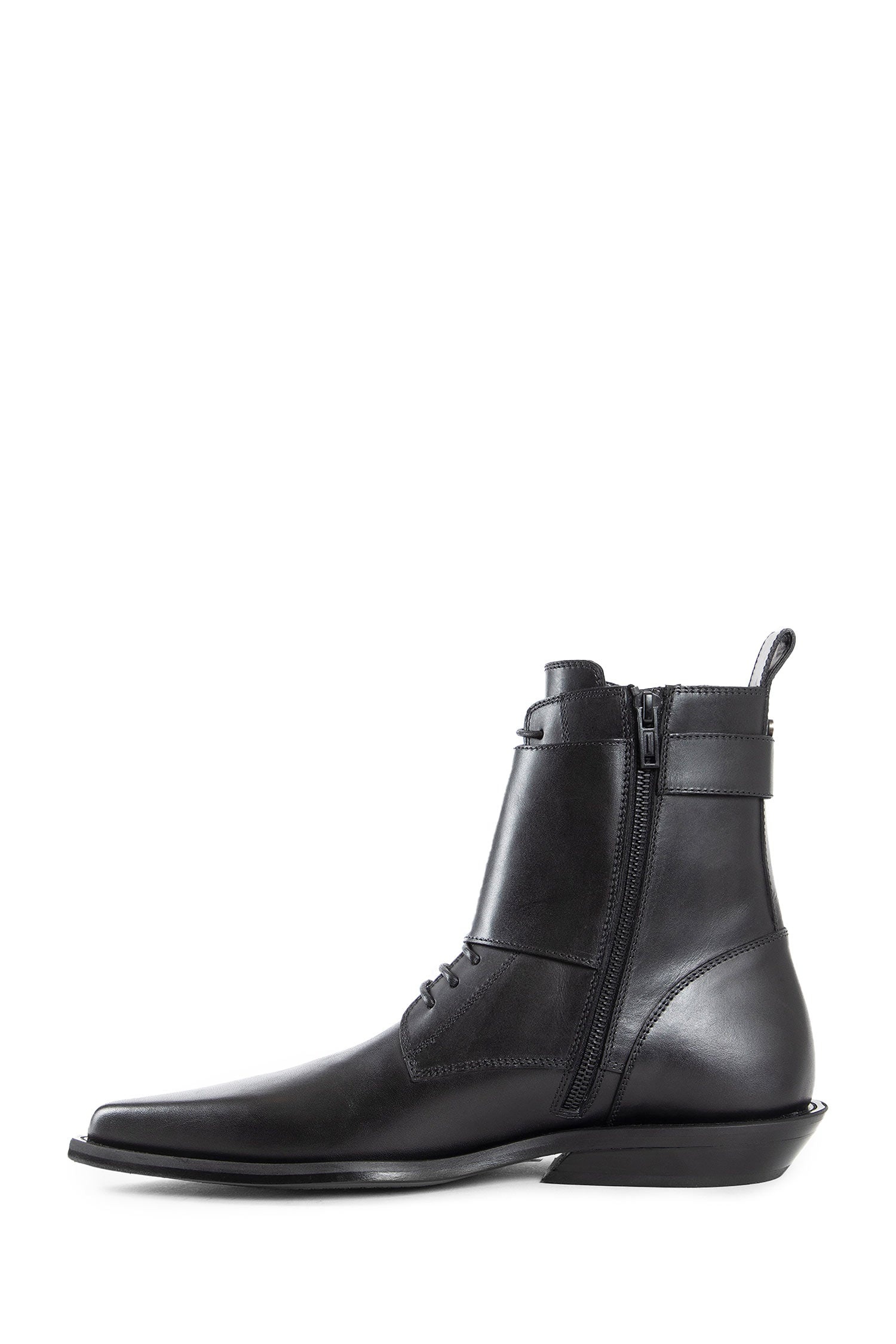 Efro-Pointy-Monkstrap-Ankle-Boots - 4
