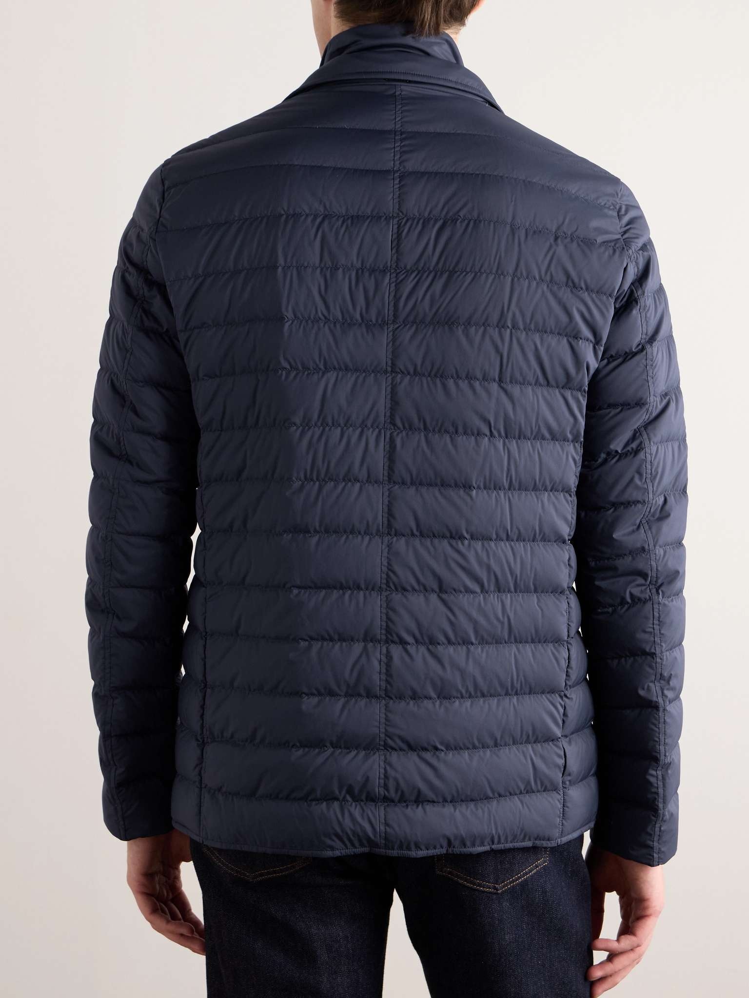 Convertible Padded Quilted Nylon Blazer - 4