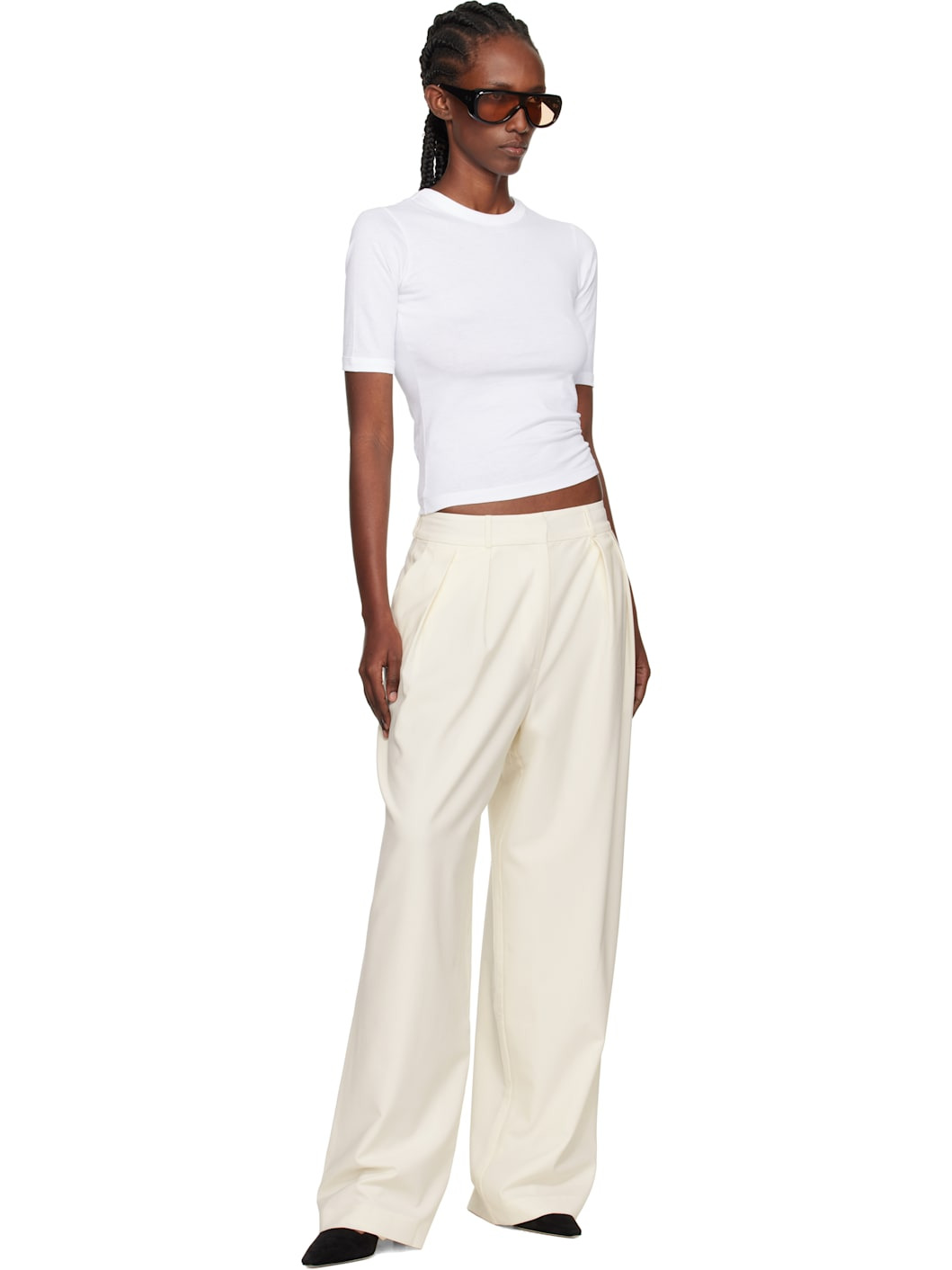 Off-White Ripley Pleated Trousers - 4