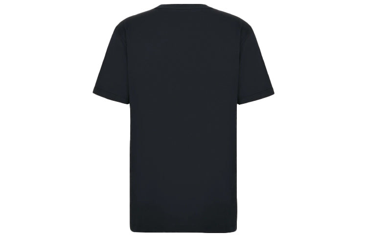 Men's DIOR Knit Round Neck Short Sleeve Navy Blue 043J615A0589-C589 - 2