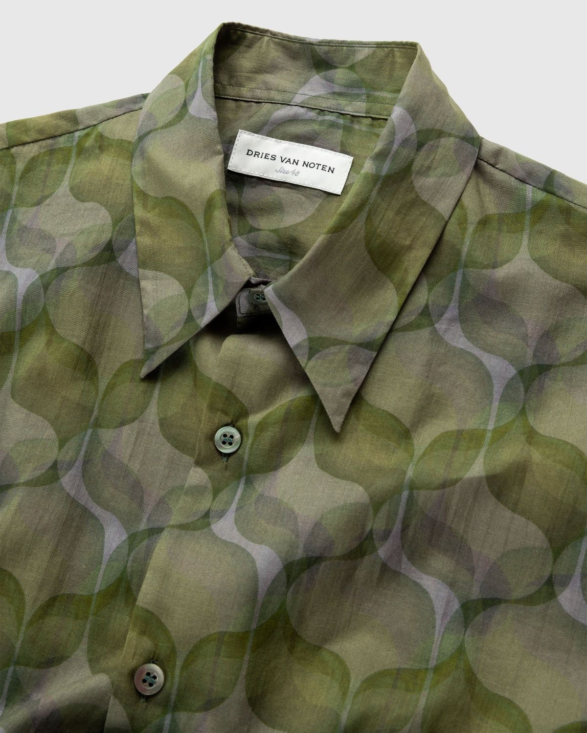 Dries van Noten – Clasen Shirt Green - 6