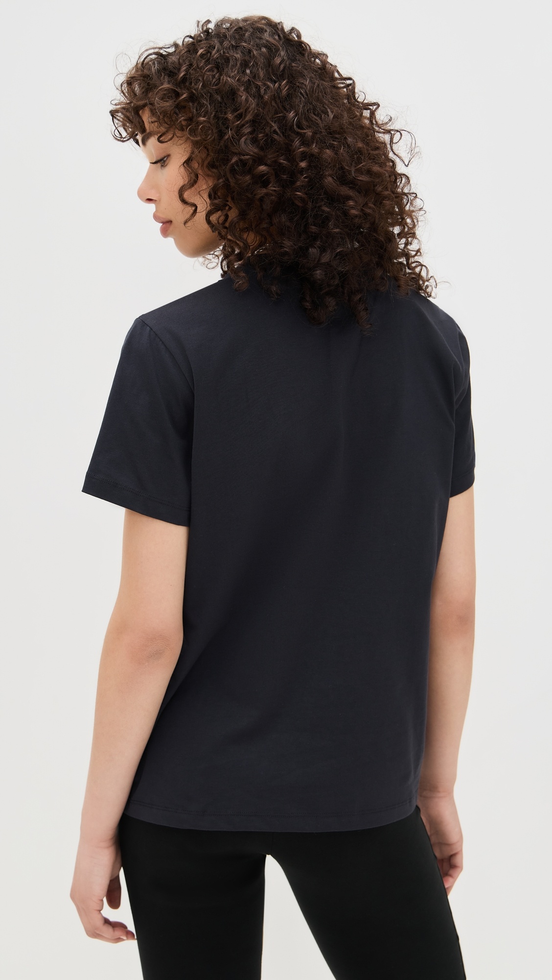 Basic Cotton Jersey Banana Relaxed Tee - 2