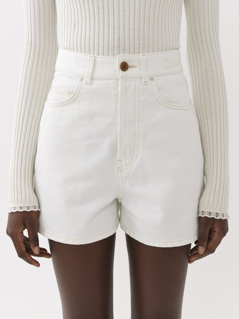 Chloé DUKUNO DENIM SHORTS outlook