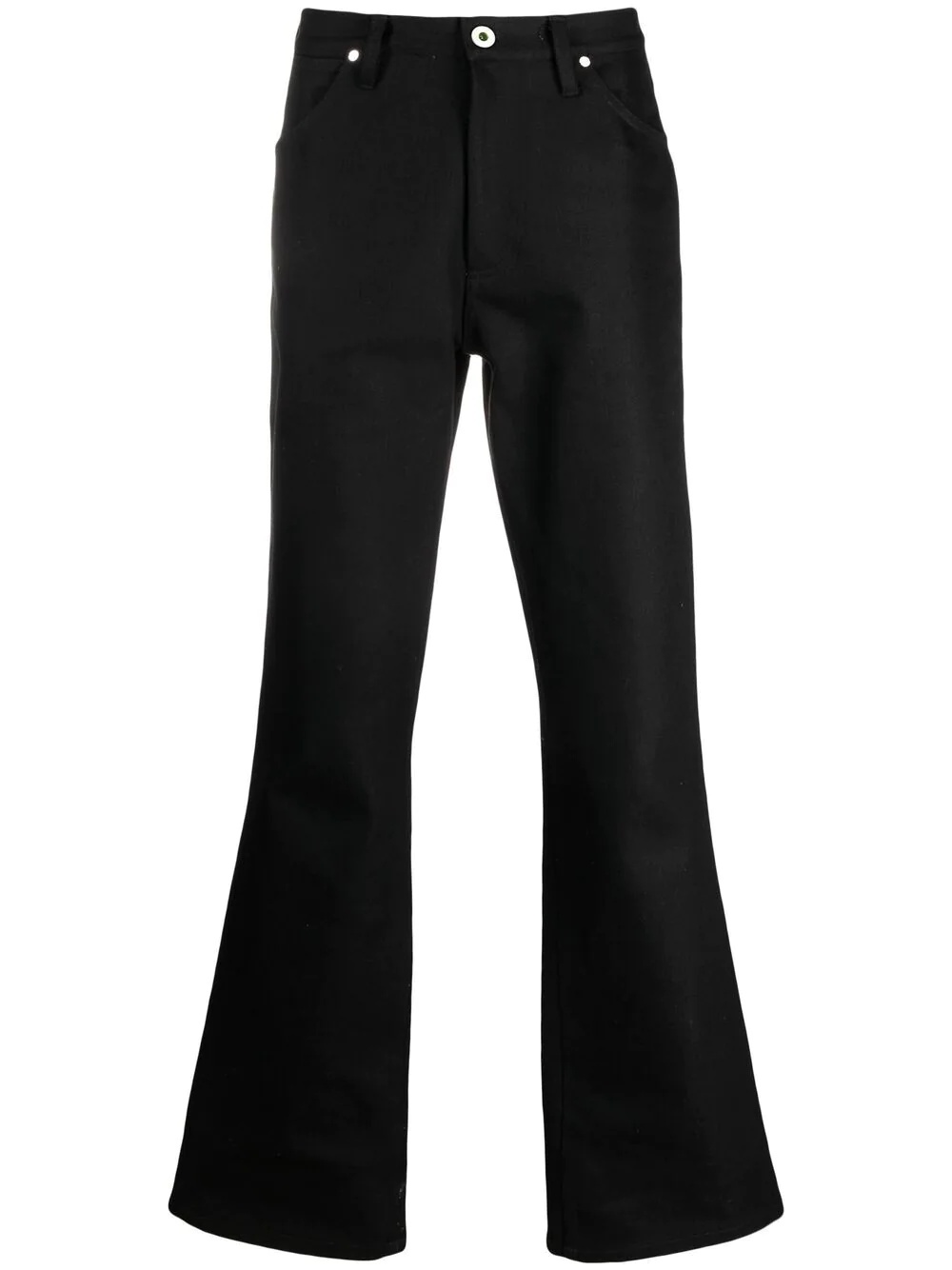 high-rise flared trousers - 1