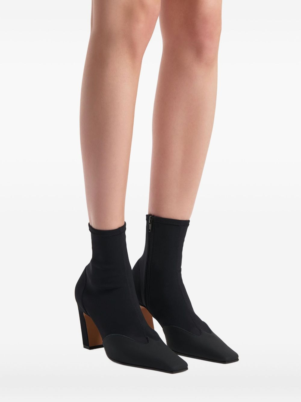 85mm Nevada pointed-toe heeled boots - 5
