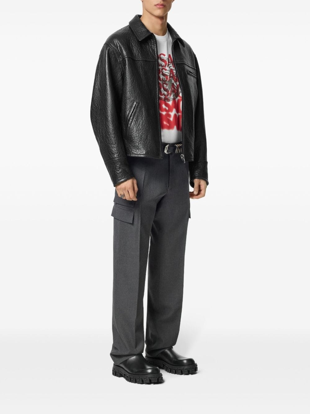 Versace Milano cargo trousers - 2