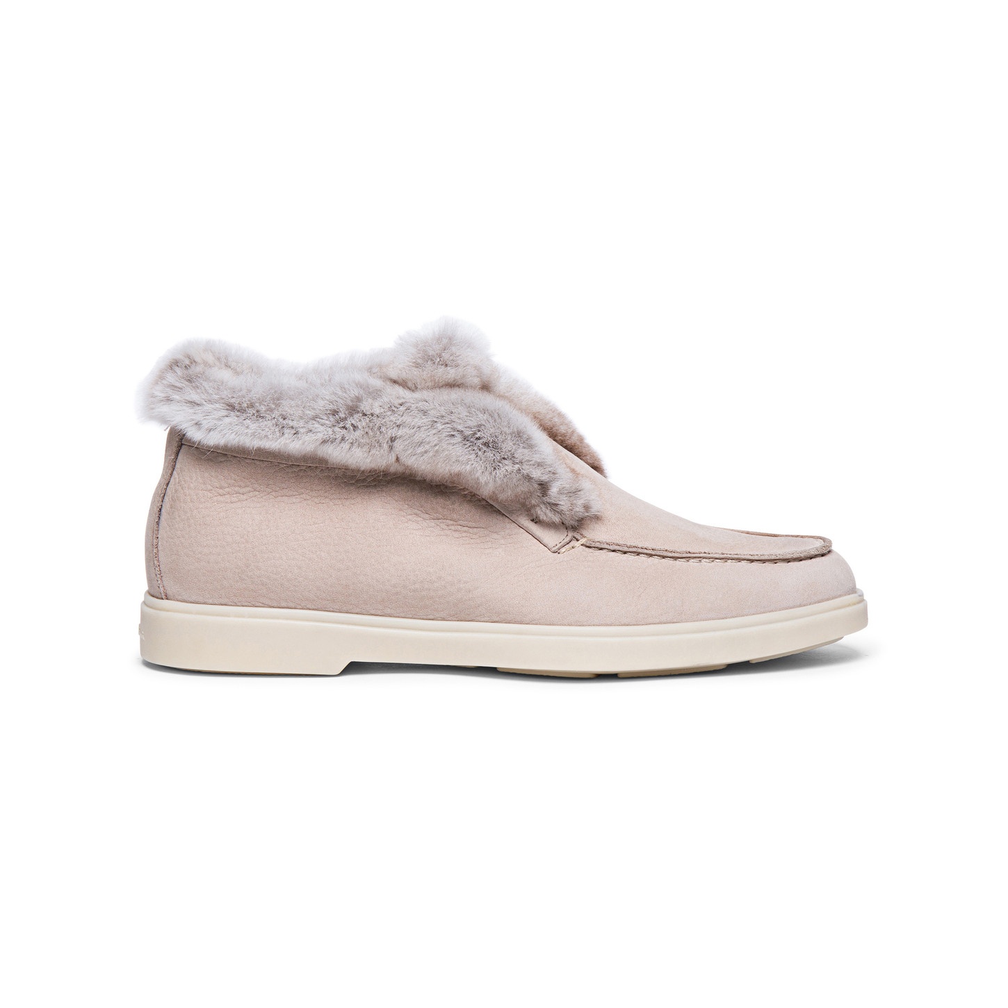 Women’s pink suede desert boot - 1