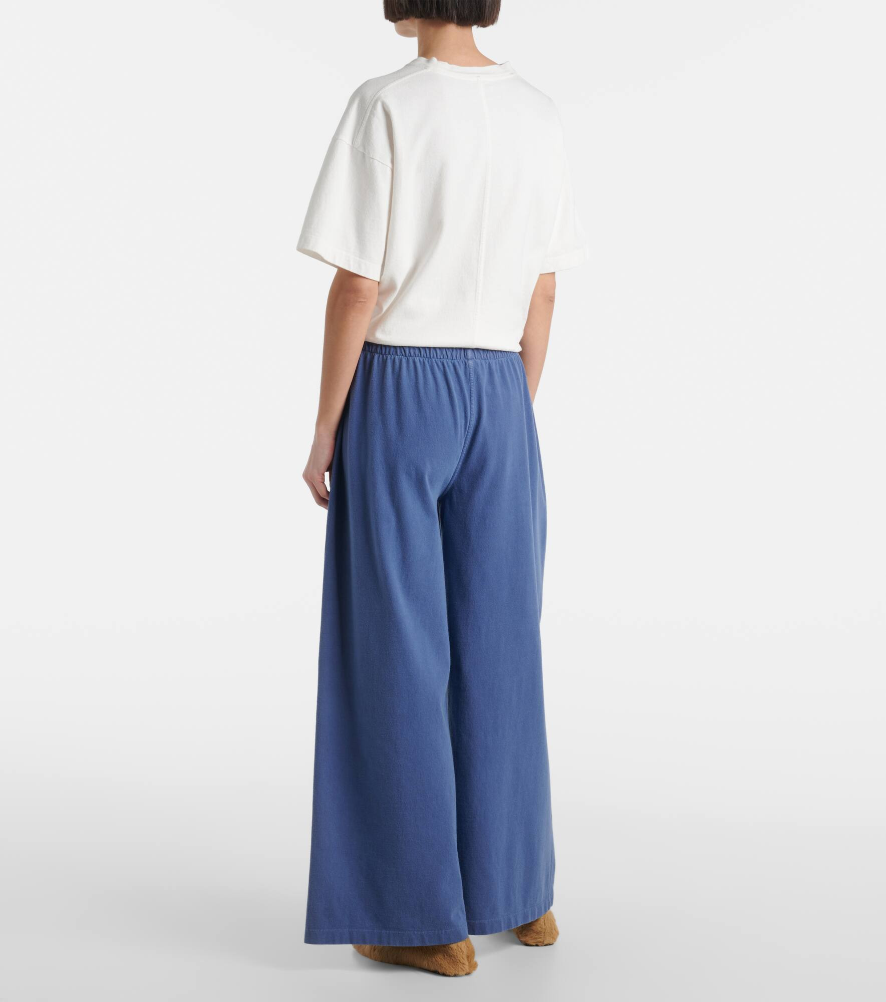 Ukira mid-rise cotton wide-leg pants - 3