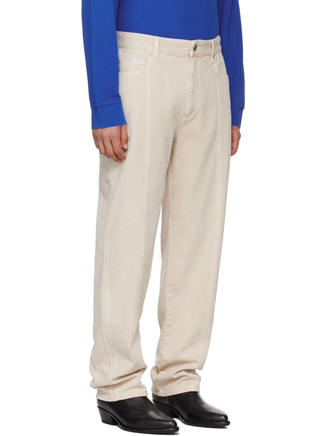Beige Jimmy Jeans - 2