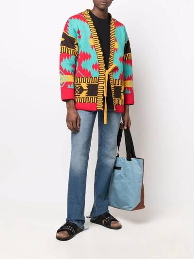 Alanui graphic-print cardigan outlook