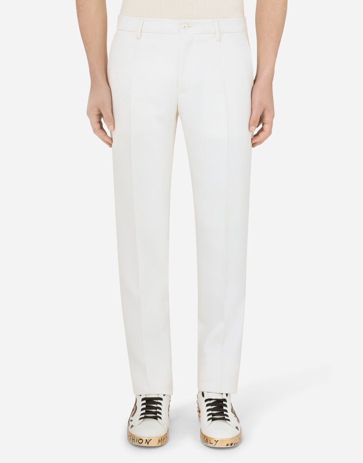 Tailored double gabardine pants - 1