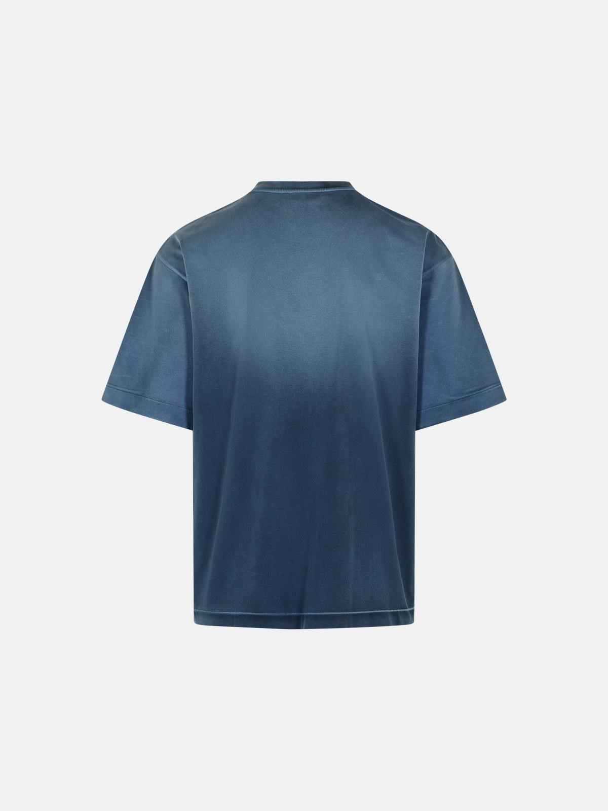 'LAUNDRY SKATE' LIGHT BLUE COTTON T-SHIRT - 3