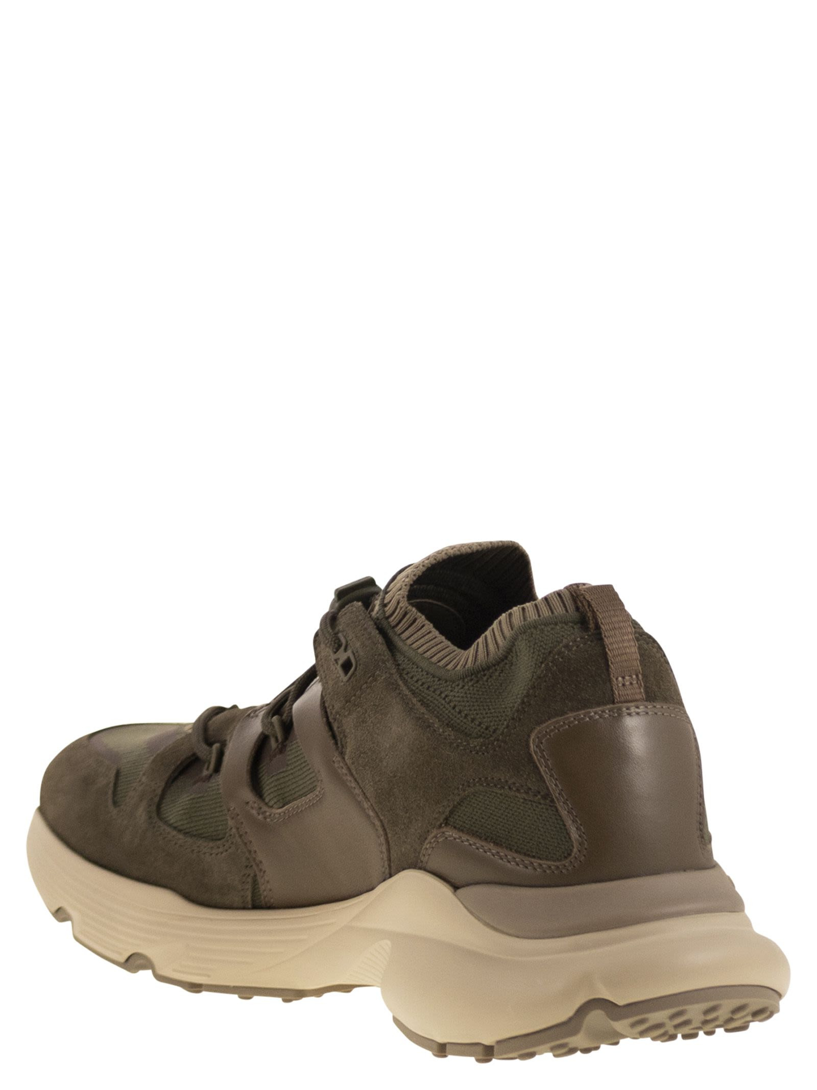 Tod's Men Leather And Technical Fabric Sneakers - 3