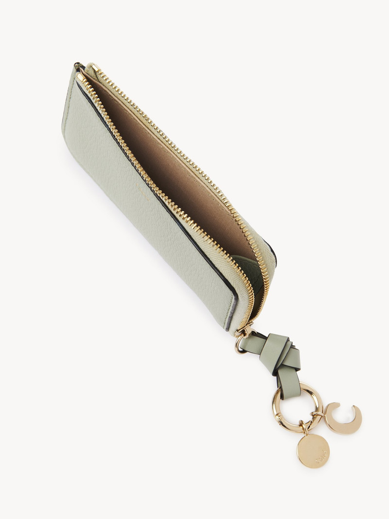 Chloé ALPHABET WALLET IN GRAINED LEATHER outlook