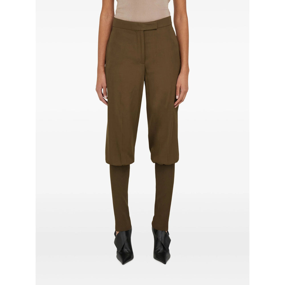 Ferragamo Green Trousers - Tailored Trousers Women - 2