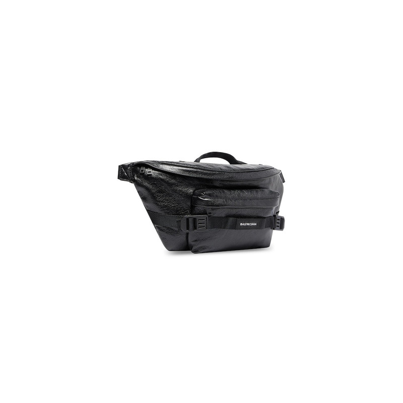 BALENCIAGA Men's Army Large Beltbag in Black outlook