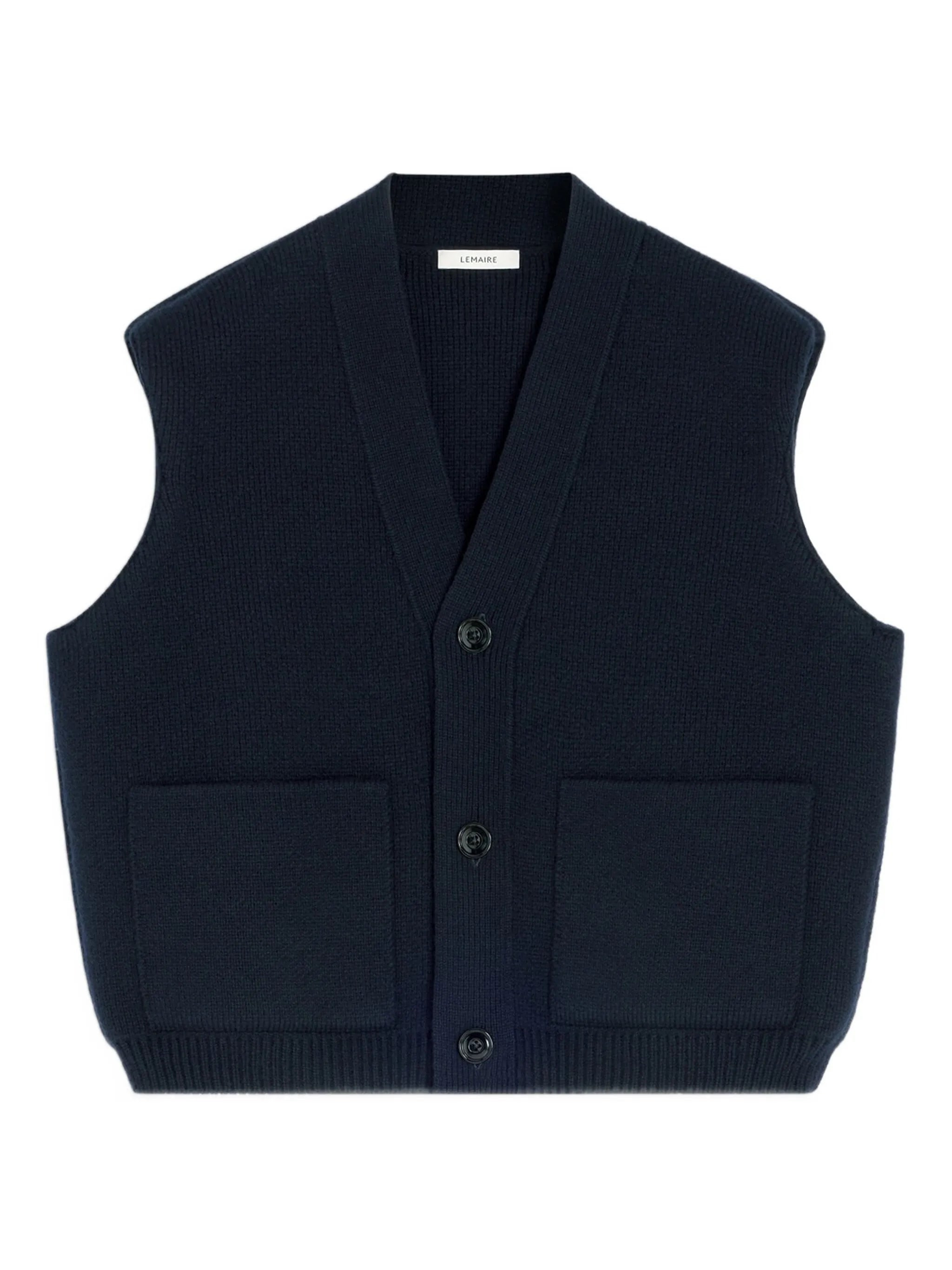 Lemaire Patch-pocket V-neck Cardigan - 1